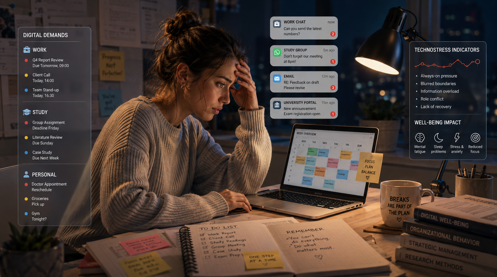 Technostress Among Female Working Students