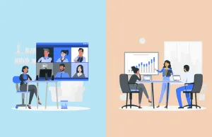 Virtuelle Meetings vs. Physische Meetings – Eine vergleichende Analyse der Auswirkungen auf das Stresserleben und das Wohlbefinden von Teammitgliedern