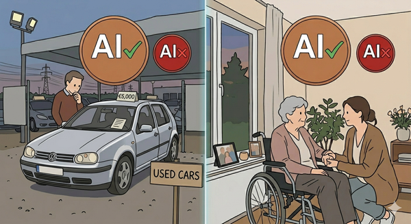 AI-Label vs. Human-Label: Perceived Usefulness of Process Innovations